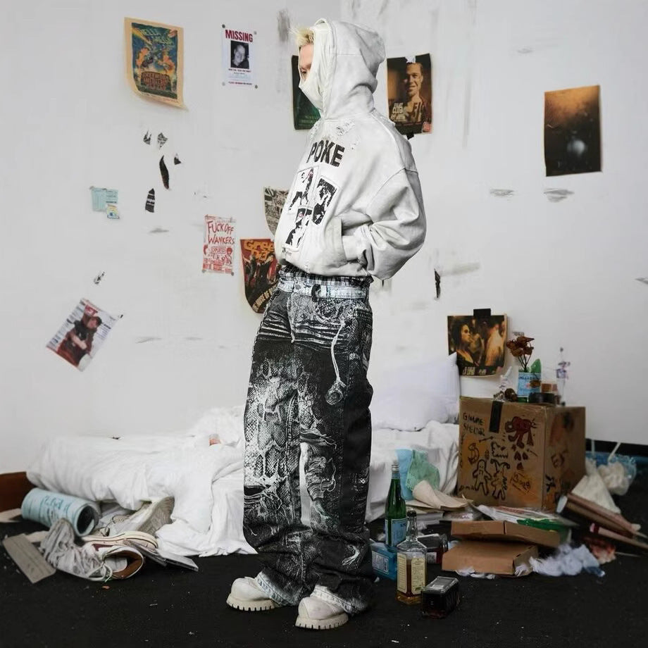 Paint splashed Jeans