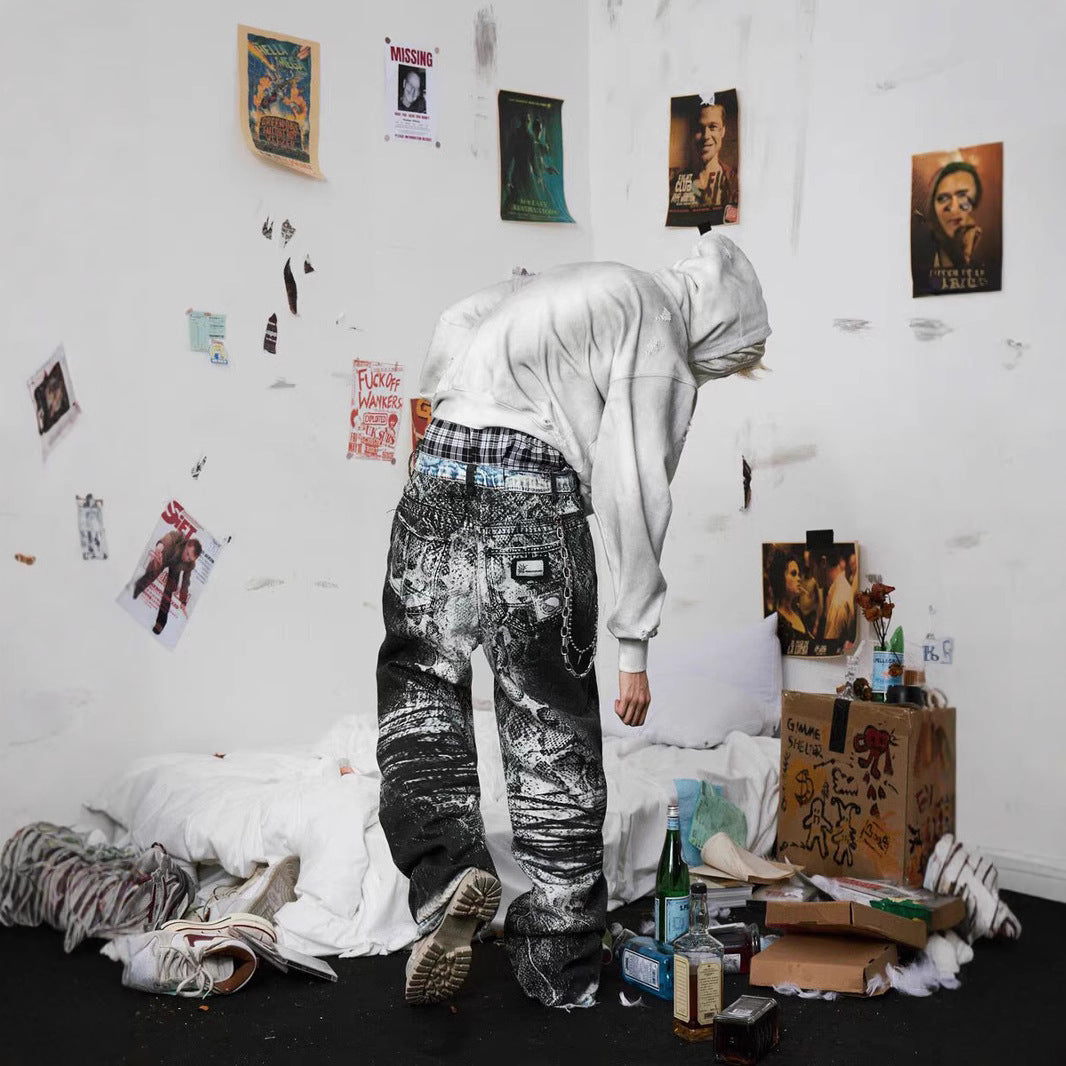 Paint splashed Jeans