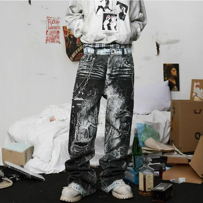 Paint splashed Jeans