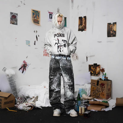 Paint splashed Jeans